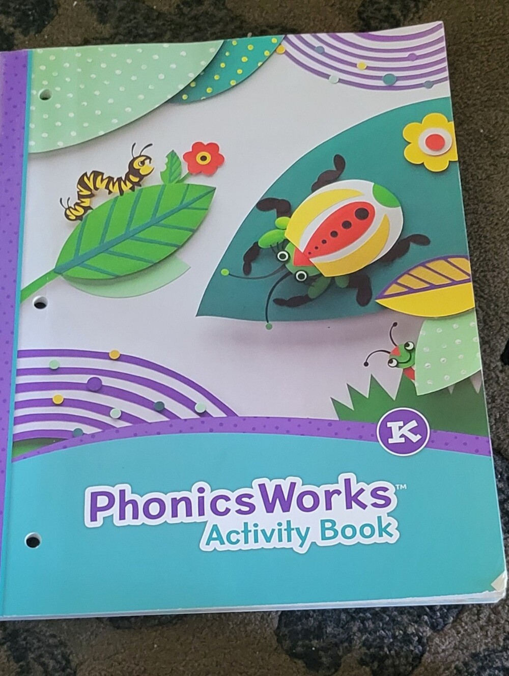K12 PhonicsWorks Activity Book Level K Kindergarten Phonics Homeschool Workbook